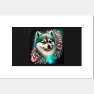 Shiny Pomsky Posters and Art